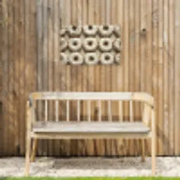 Donuts - Chocolade - Wit - Beige Tuinposter op houten frame 2 cm dik klein -sfeer4