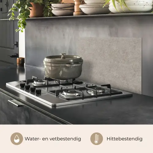 Patroon - Beton - Grijs keuken achterwand spatscherm klein 900 -usp_NL