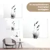 Minimalistisch - Stelen - Wit tuinposter los doek klein -Xsfeer9_DE