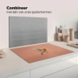 Roodborst - Natuur - Roze Inductie beschermer vinyl 3mm klein -wsfeer7_website
