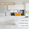 Sinaasappel - Eiffeltoren - Vrouw keuken achterwand 2 middel -sfeer4_NL