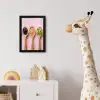 Ingrediënten - Lepels - Hout - Roze fotolijst zwart zonder passe partout klein -usfeer4_kinderkamer