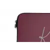 Kiss my ass - Lip - Bordeaux laptophoes neopreen klein -detail