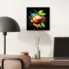 Koffie - Graffiti - Drinken - Abstract aluminium wit klein -sfeer5