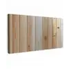 Hout - Planken - Licht Tuinposter op houten frame 2 cm dik xxl -3d