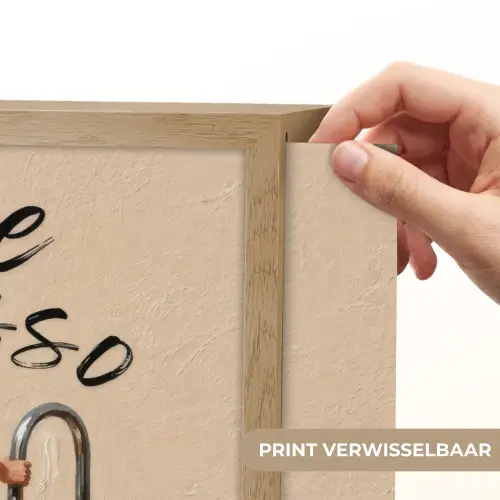 More espresso - Koffie - Eend Light Box met batterij (Wandlamp) middel -USP_websiteprintNL