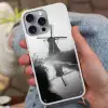 Molen - Weerspiegeling - Landschap - Water Hoesje iPhone 16 Pro Max met koord klein -sfeer3