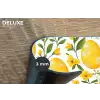 Bloemen - Paaseieren - Geel Placemat vinyl groot -closeup