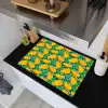 Mango - Patroon - Fruit - Bladeren Inductie beschemer met haakjes klein 777 -sfeer1