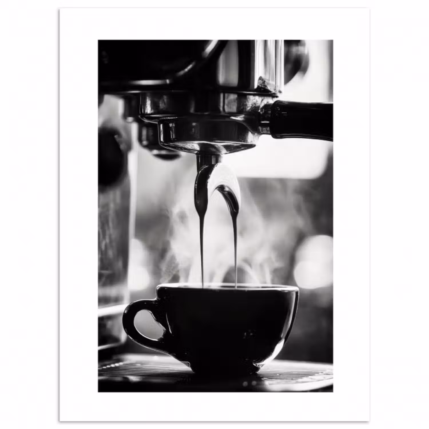 Poster - Kaffee - Espresso - Kaffeemaschine - Tasse