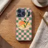 Sushi - Bord - Geblokt - Groen Telefoonhoesje iPhone 17 Pro klein -sfeer1