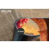 Colosseum - Rome - Roze Bloemen Placemat vinyl groot -closeup