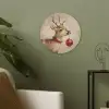 Kerst - Hert - Gewei - Kerstbal - Rendier Akoestische PET Vilt - Rond klein -sfeer2