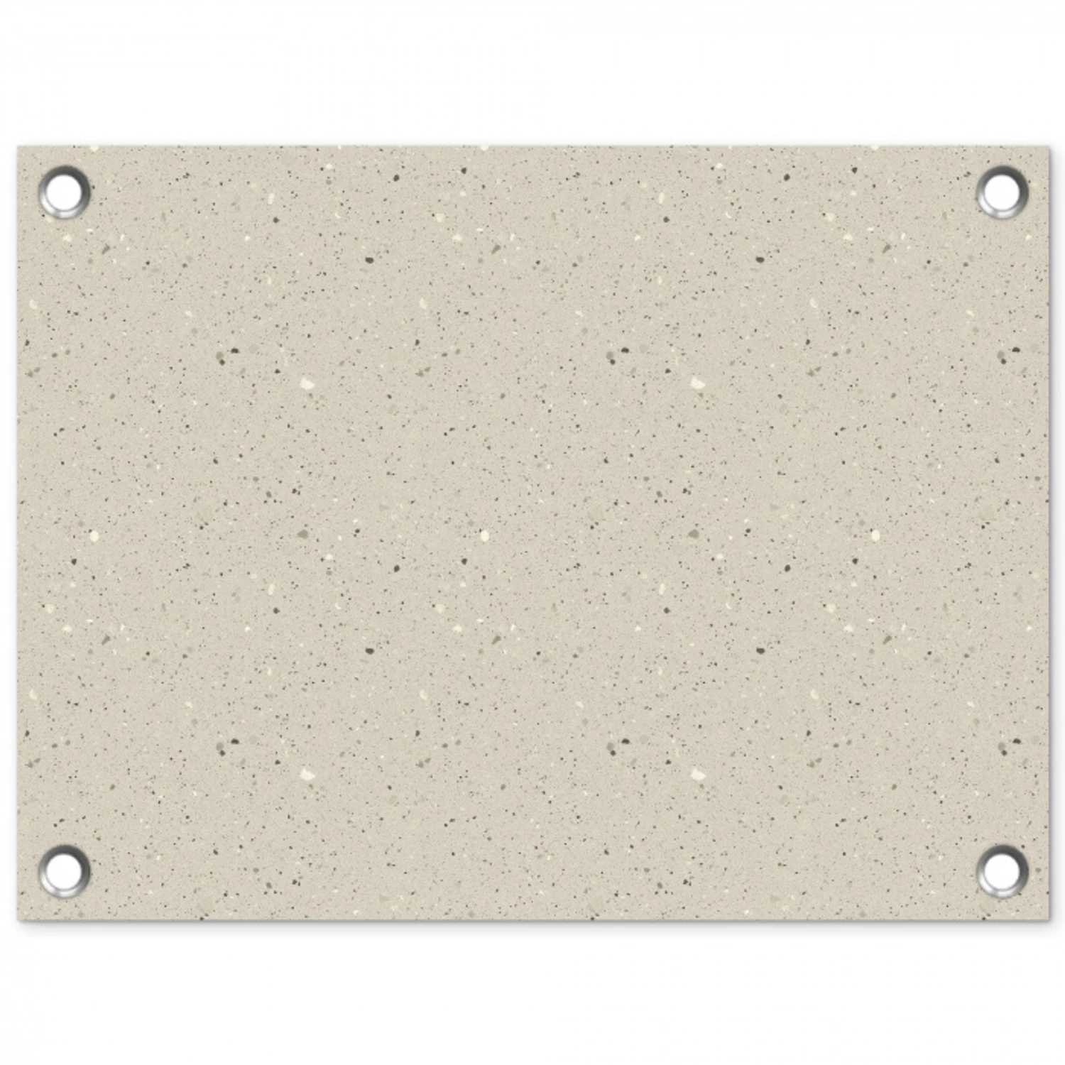 Lichtbeige - Terrazzo - Grijs tuinposter los doek klein 239 -3d