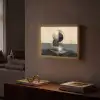 Cirkels - Schaduw - Abstract Light Box met batterij (Wandlamp) middel -sfeer1
