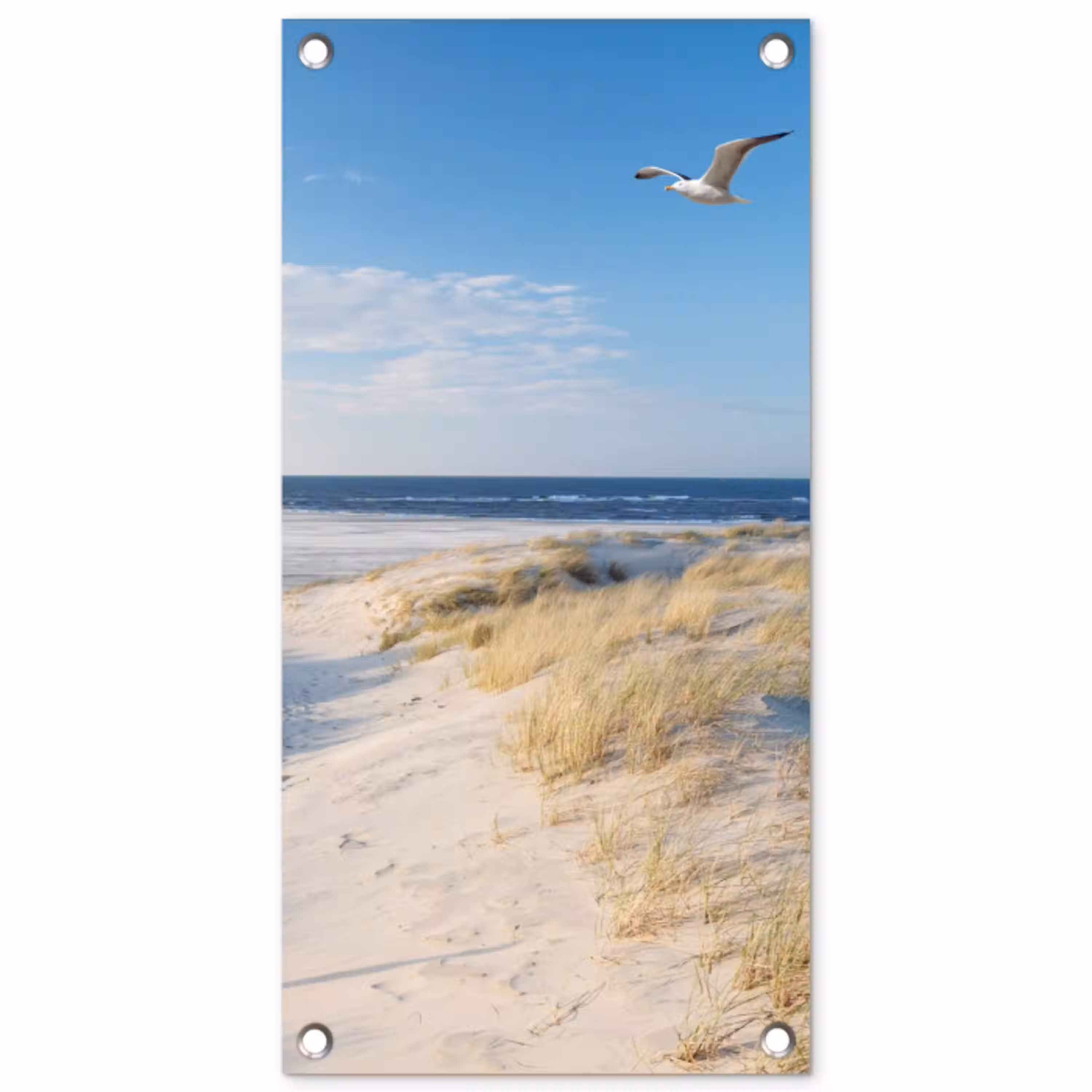 Mooie Strandvlucht tuinposter los doek klein -3d