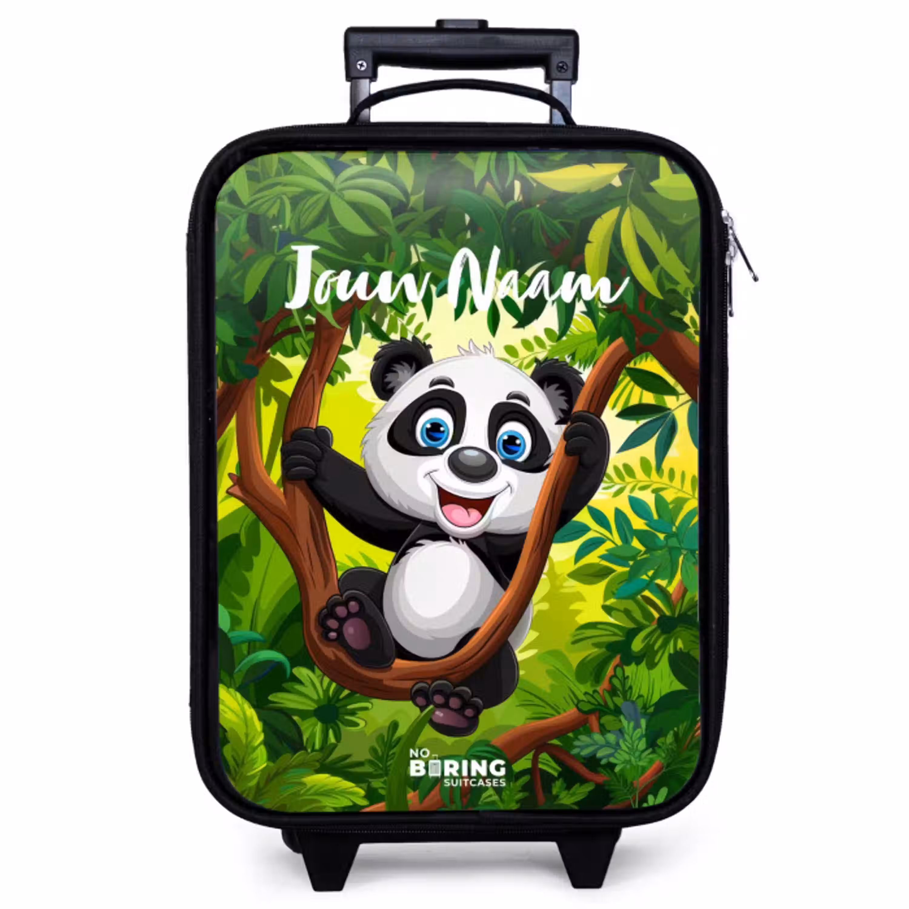 Pedro panda Kinderkoffer - Zwart klein -zzz_website3d