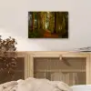 Bos - Natuur - Bomen - Landschap - Bladeren aluminium wit klein -sfeer3