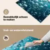 Luchtbellen - Dynamisch - Blauw Inductie beschemer met haakjes klein -ky-schoon-nl