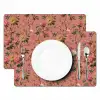 Klassiek - Botanisch - Roze Placemat vinyl groot 368 -zzsfeer2_Kitchenyeah-website