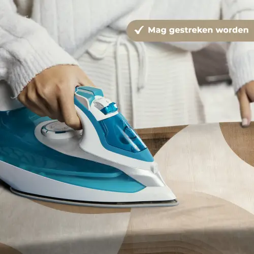 Retro - Geometrische lagen - Aardetinten Wandkleed katoen klein -sfeer9
