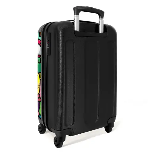 Vrolijke Monsterchaos NBS - Handbagage koffer - Unisex middel -achterkant