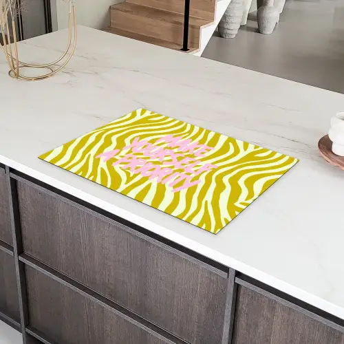 Zebraprint - Priority - Roze Inductie beschermer vinyl 3mm klein -sfeer8