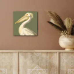 Pelikaan - Wit - Vogel - Klassiek - Natuur aluminium wit klein -sfeer4