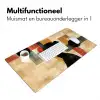 Zijaanzicht - Vrouw - Vormen Muismat XXL klein -sfeer4