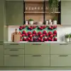 Aardbeien - Rood - Groen - Kroontjes keuken achterwand 2 middel 871 -sfeer3