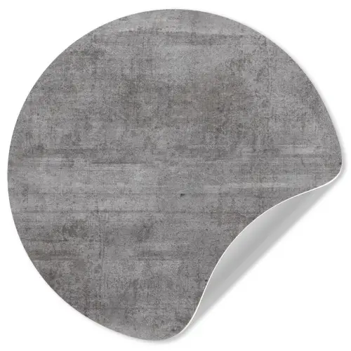 Beton - Patroon - Antiek Wandcirkel behangsticker klein 186 -3d