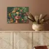 Vrouw - Panterprint - Jungle - Natuur - Luxe PET vilt klein -sfeer4