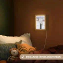 Sneeuwuil - Hek - Sneeuw - Wit Light Box met kabel (Kinderlampje) klein -sfeer5_kind
