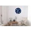 Bessen - Blauw - Fruit Wandcirkel aluminium klein -woonkamer