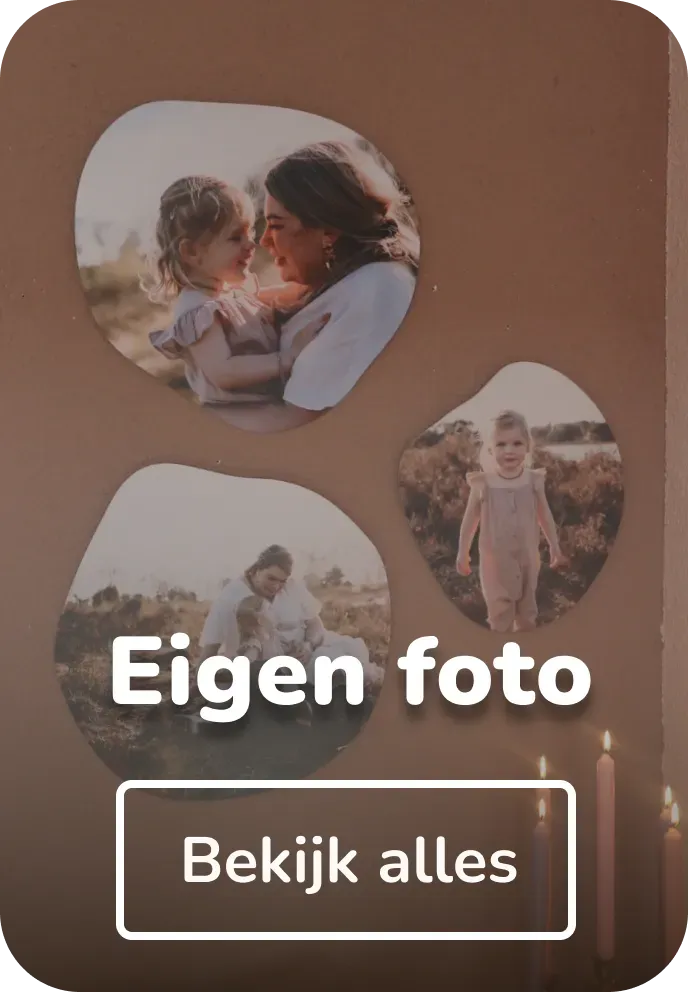 Organische vorm eigen foto