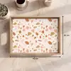 Terrazzo -  Patroon - Kleurrijk - Zalm Dienblad Rechthoek middel 911 -USP_Formaat