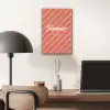 Simmer - Hartjes - Strepen - Roze aluminium wit klein -sfeer5