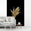 Mais - Eten - Goud - Zwart fotobehang vinyl groot -woonkamer