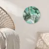 Goud - Marmer - Groen - Luxe - Marmerlook - Grijs Wandcirkel kunststof plaat 5mm dik klein -sfeer5