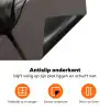 Bloem - Minimalistisch - Zwart - Wit Inductie beschermer vinyl 3mm klein -zzzzzzz-td-onderkant