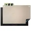 Japandi - Beige - Modern Inductie beschemer met haakjes klein -3d