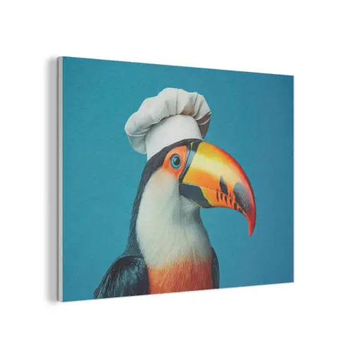 Toekan - Papegaai - Vogel - Koksmuts PET vilt klein -3d
