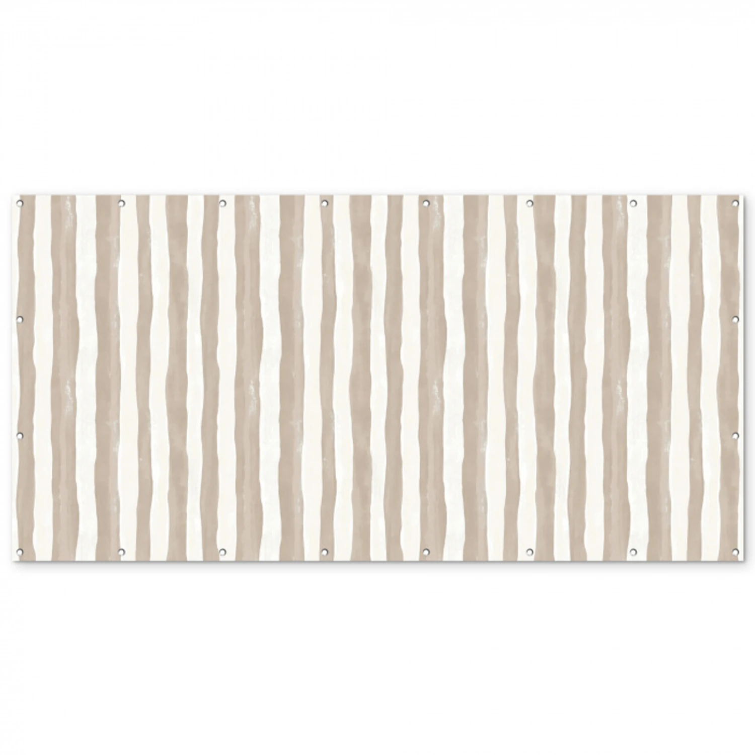 Minimalistisch - Strepen - Beige Balkonbeschermer Duitsland klein 596 -zz_3d