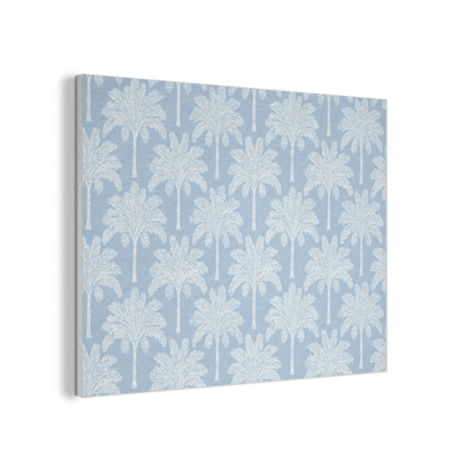 Palmboom - Modern - Blauw PET vilt klein 837 -3d