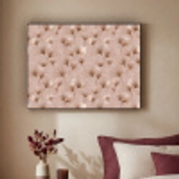 Ginkgo - Patroon - Roze Textielframe zwart klein 947 -sfeer1