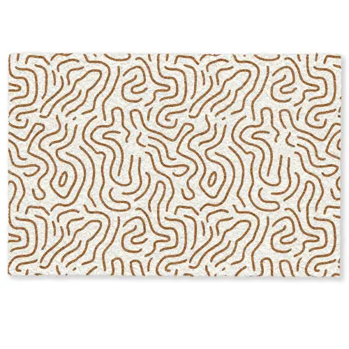 Minimalistisch - Patroon - Terracotta Deurmat klein 898 -zkaufland3d