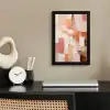 Kunst - Roze - Abstract fotolijst zwart zonder passe partout klein -sfeer1