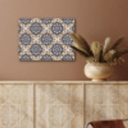 Floraal - Ornament - Blauw PET vilt klein 837 -sfeer4