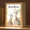 Giraffe - Wilde dieren - Natuur - Kinderen Light Box met kabel (Kinderlampje) klein -zzz_3d_website