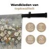 Boom - Bloemen - Wit - Natuur - Kunst Wandkleed katoen klein -sfeer2